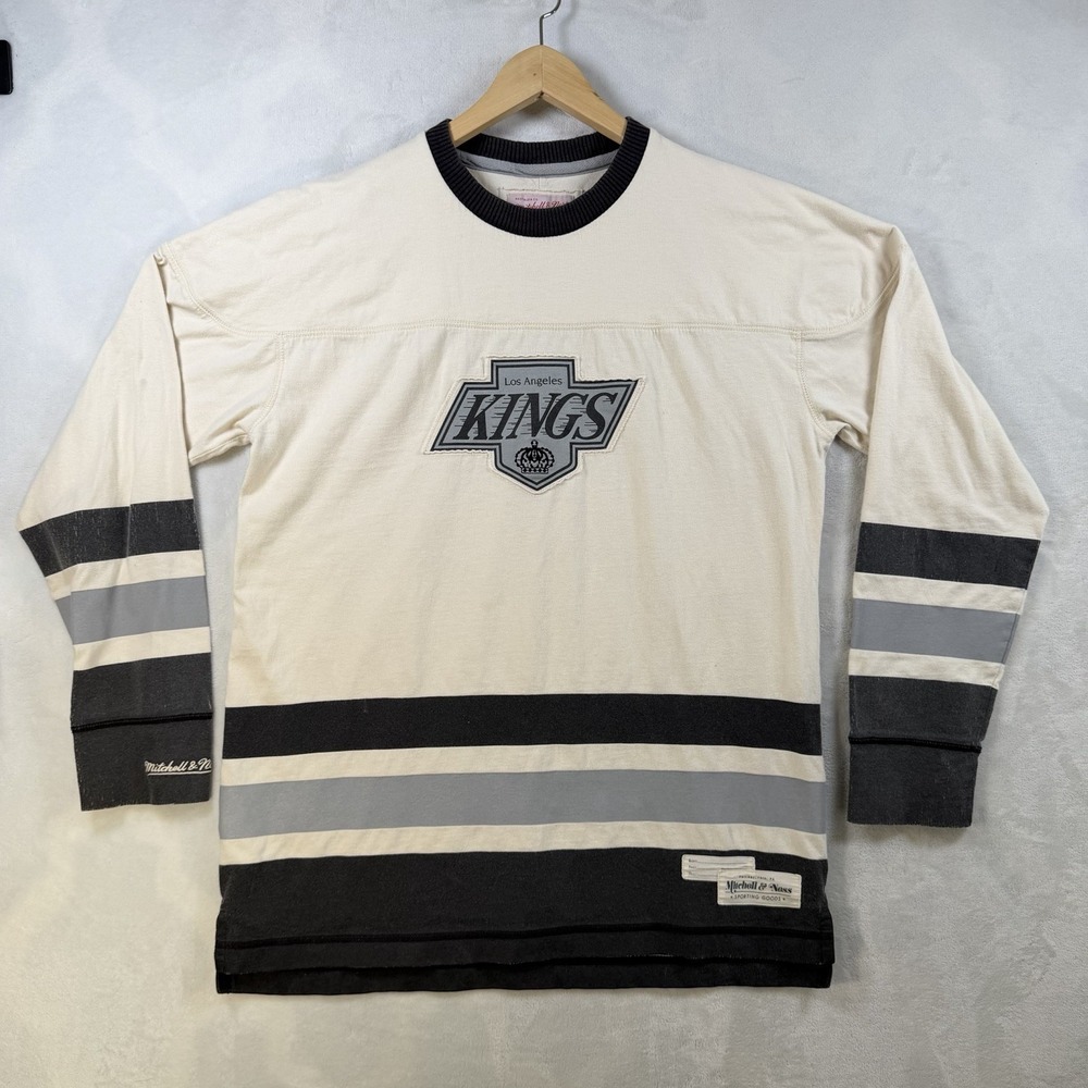 Mitchell & Ness Los Angeles KINGS NHL Jersey Shirt Cotton Men's Size XL